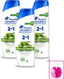 Head & Shoulders 3 x 2-en-1 Shampoo Anti-Pelliculaire Sensible - 300 ml