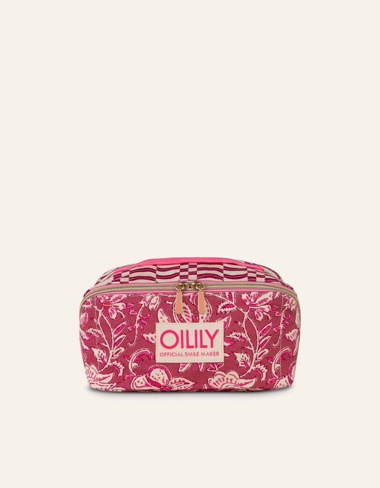 Oilily Cisse Toilettas - Roze - Katoen - 24 x 11 x 12 cm