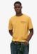 Superdry Work Logo Loose T-shirt Heren S Denim Co Ochre Brown