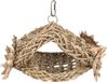 Trixie Vogel Speelgoed Tent Zeegras Hangend Bruin Stro 19X22 cm