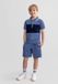 Minoti Kleding Set Jongens Colour-Block Polo Katoen Blauw