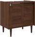 vidaXL Meuble sous lavabo BILBAO Caramel foncé 75 x 50 x 80 cm