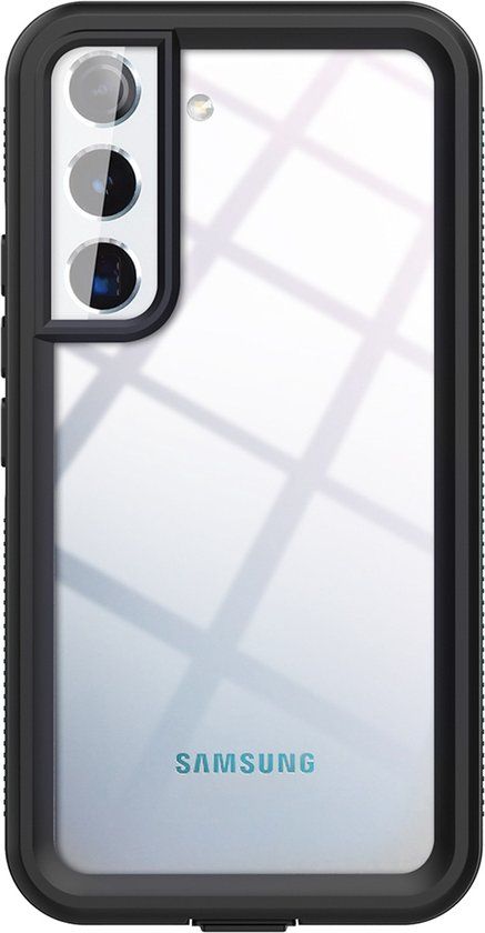 Redpepper Dot Plus Waterproof Backcover - Zwart - Geschikt voor Samsung Galaxy S22