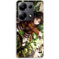 Maniacase Coque Pour Xiaomi Redmi Note 13 Pro 4G Attaque titans levi ackerman