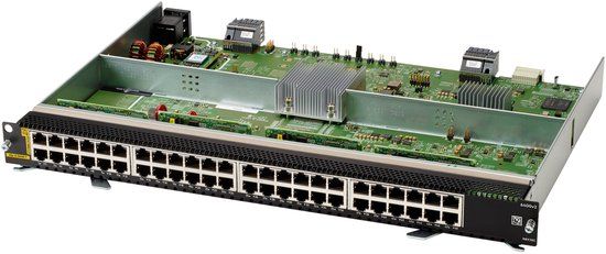HPE Aruba Networking Aruba 6400 48-port 1GbE Class 4 PoE v2 network switch module Gigabit Ethernet