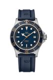 Glycine GL0327 - Combat Sub 42 Heren Polshorloge Blauw Rubber Staal Automatisch Saffierglas 20 ATM