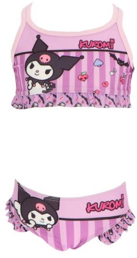 4KidsOnly Mister License Kuromi bikini Paars Gestreept Kinderen Polyester