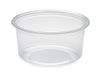Guillin Tusipack PO360TPP Pack 10 zakken van 50 pot rond warm, kunststof, transparant, 11,5 x 11,5 x 5,6 cm