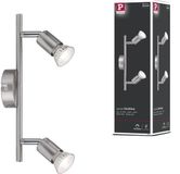 Paulmann Spotlight Carolina GU10 230V max. 2x10W dimbaar Nikkel mat