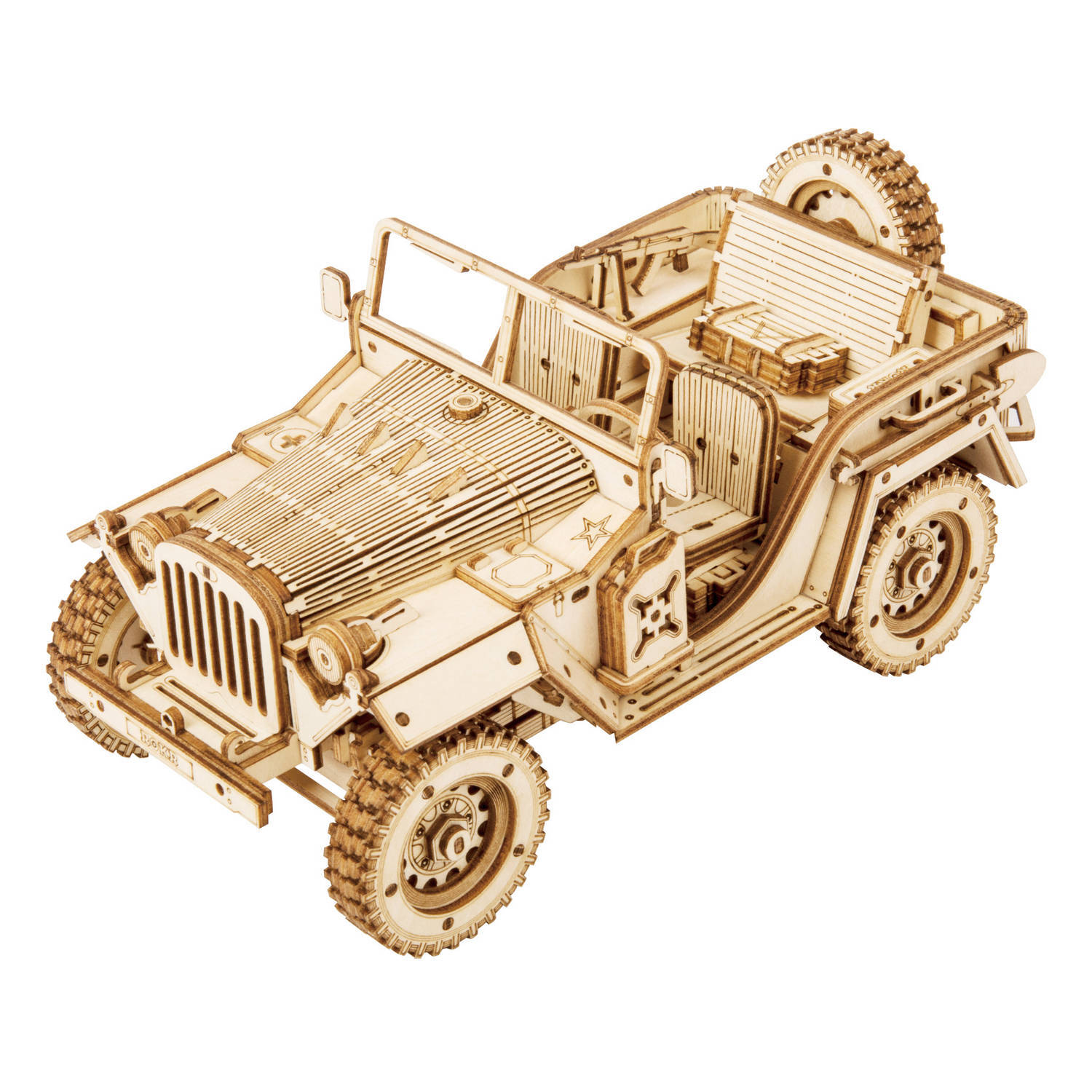 Robotime 3D puzzel modelbouw pakket MC701 ARMY JEEP