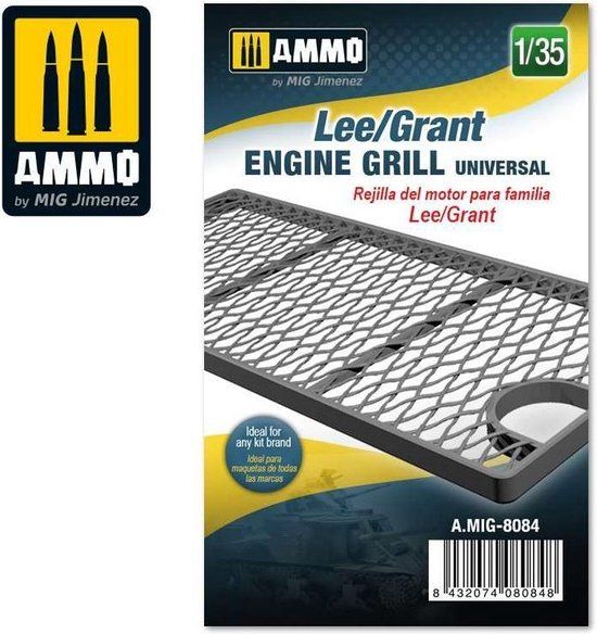 Mig - 1/35 Lee/grant Engine Grille Universal - MIG8084