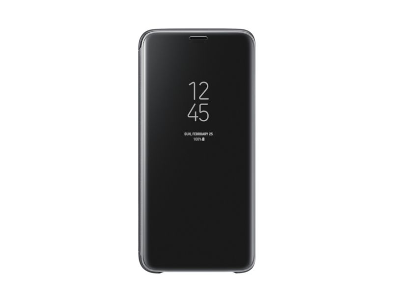 Samsung EF-ZG960 Clear View Standing Cover voor Samsung Galaxy S9 Zwart