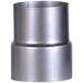FIREFIX A110/RD reductie 120 naar 110, FAL, ovenaansluiting ø 120 op wandaansluiting ø 110 mm, ø 120 mm - kachelbuizen van plaatstaal, 0,6 mm dik, binnenliggend, lengtes lasergelast, zilver