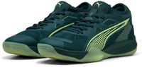 Puma Eliminate Nitro SQD 4 Handbalschoenen Unisex Groen/Wit Maat 42