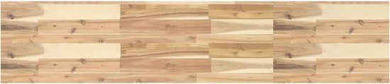 vidaXL - Floating Wall Shelf - 160x30x4 cm - Untreated Solid Acacia Wood