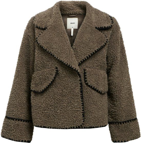 Object Objshiren Jacket Women - Taupe - Size 40