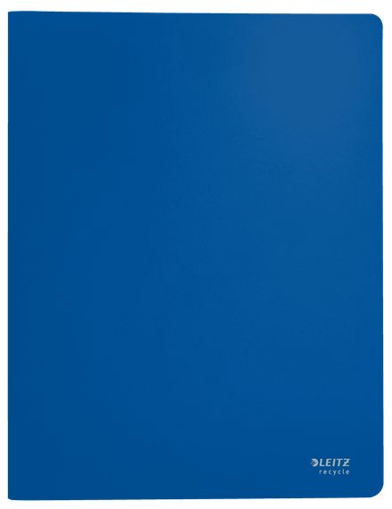 Leitz Recycle showalbum blauw (20 insteekhoezen)