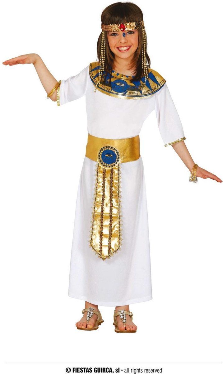 Egypte Kostuum Cleopatra Van De Nijl Meisje 7 - 9 jaar
