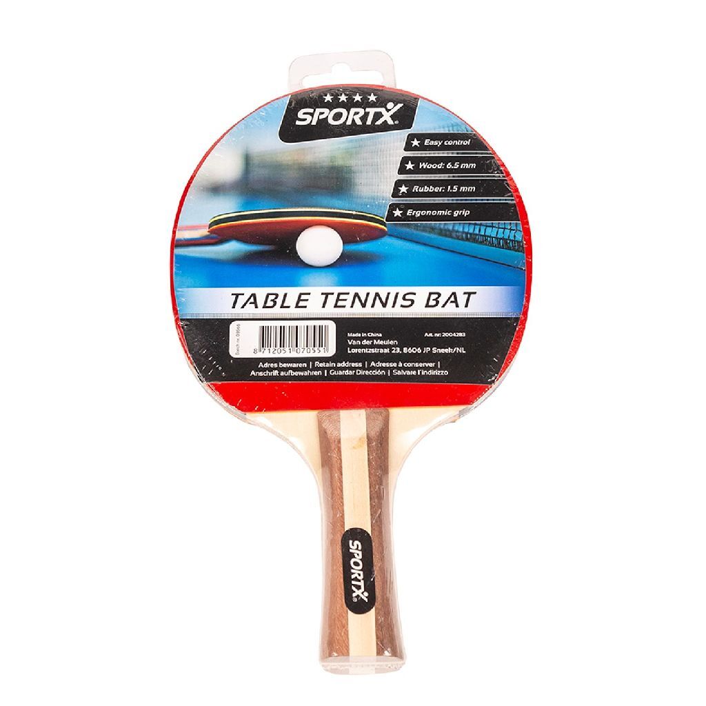 SportX Tafeltennis bat ****