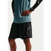 Nike Miler 9in Hardloopshorts Heren - zwart, zilver, Maat S