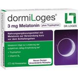 Dr. Loges + Co. GmbH Dormiloges 3 mg Melatonine plus Tryptofaan, filmtabletten. 60 stuks