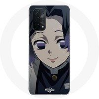 Maniacase Etui voor Oppo A74 5G Demon Slayer Shinobu Kocho Kimetsu no Yaiba