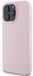 GUESS Backcover Geschikt voor Apple iPhone 16 Pro met korrelige textuur MagSafe, Roze