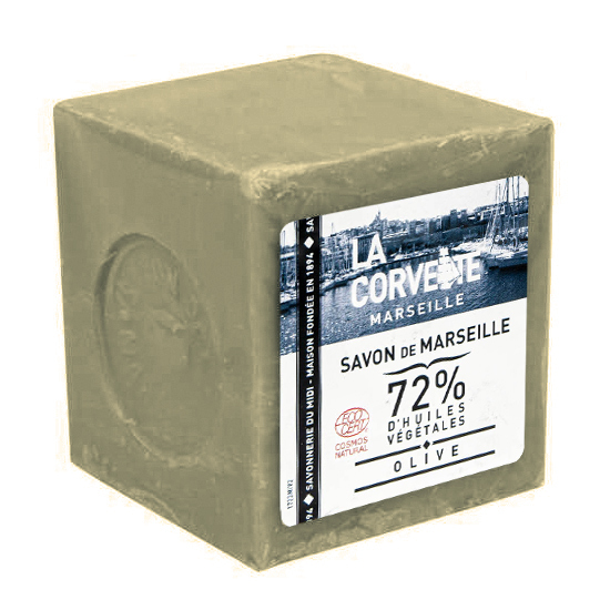 La Corvette Savon de Marseille Cube Olive 300 gr (biologisch)