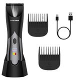 BarberBoss Intieme tondeuse voor heren, draadloze bodytrimmer, waterdichte elektrische tondeuse, instelbare lengte-instellingen voor full-body verzorging, elektrische tondeuse voor mannen