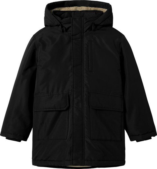 NAME IT - NKMMARLOW PARKA JACKET PB - Jongens - Zwart