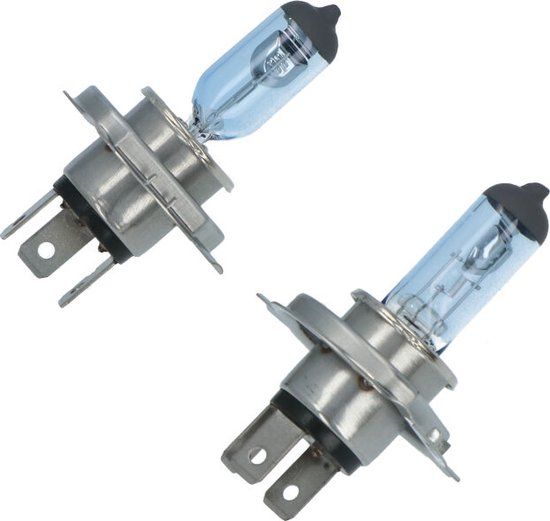 Carpoint Superwhite H4 Halogeenlampen 12V 60/55W - 2 Stuks