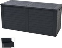Koopman Kussenbox Ollie 240 liter 115x45x53 cm Antraciet