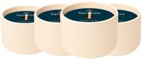 Spaas Flame Bougie d'extérieur Durée de combustion ± 11 h Noir - 4 x 1 pièce - Lot économique
