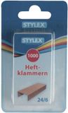 Toppoint Nietjes - 1000 stuks - 24/6 - koper kleur