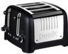 Dualit Broodrooster Lite - Zwart - 4 Sleuven - RVS