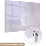 MuchoWow® Glasschilderij 90x60 cm - Acrylglas Schilderij - Pastel
