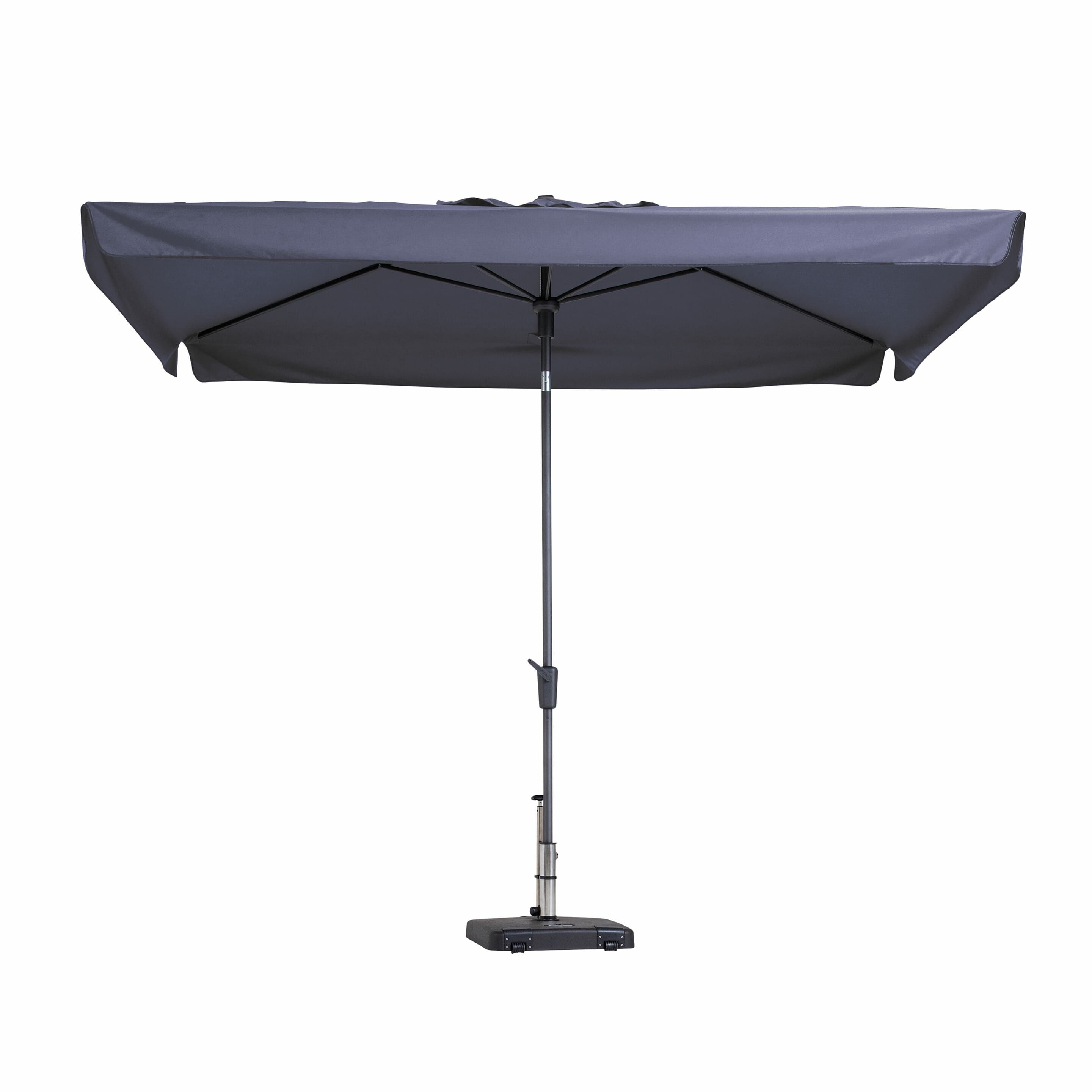 Madison Delos Rectangle Parasol - Blue - 300x200cm