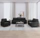 Maison Exclusive - Ensemble de canapés 3 pièces avec coussins en velours noir