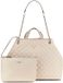 GUESS shopper Giully II 2 in 1 Tote Bone beige
