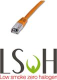 Logon Patch Cable Sftp/Awg26/Lsoh 0.5M - Cat6A 500Mhz - Orange
