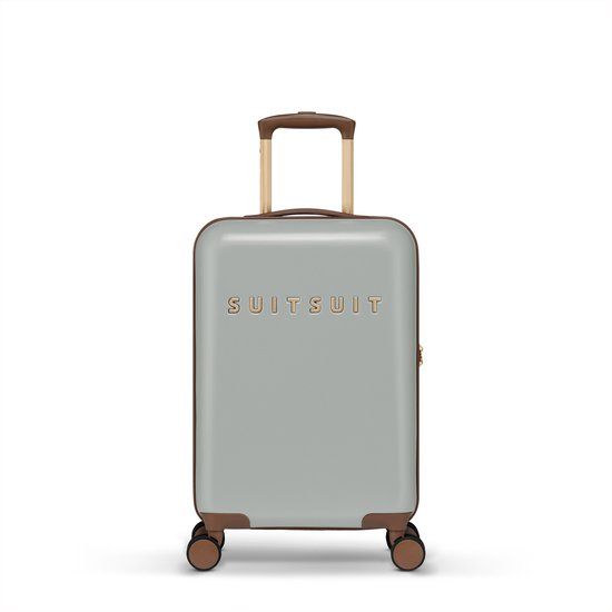SUITSUIT Fab Seventies Limestone Handbagage Koffer 55x35x20 cm - Hardcase - TSA Cijferslot - 33L