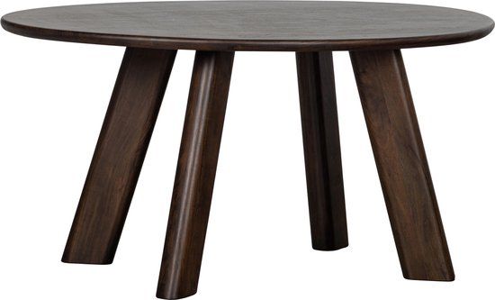 WOOOD BePureHome Roundly Eetkamertafel - Mangohout - Walnoot - 160x110 cm - Ovaal