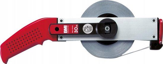 BMI Ergoline Rolmaat 50m x 13mm - Robuuste Stalen Meetlint