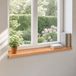 vidaXL - Raamprofielen - 2 stuks - Gelakt - 110 x 30 x 2 cm - Massief beukenhout