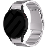 Strap-it Samsung Bracelet titane de luxe 'One push' Samsung Galaxy Watch 6 44mm (argent)
