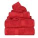 Premium kwaliteit 900 gram Egyptisch katoen 6-delige toiletset P, rood, 6 stuks
