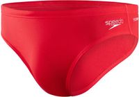 Speedo Eco+ Brief 7 cm Heren - Zwembroek Heren - Chloorbestendige Zwemslip Heren - Strakke Sportzwembroek met Trekkoord - Rood - L
