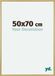 Your Decoration Cadre photo 50x70 cm Plastique Or Annecy