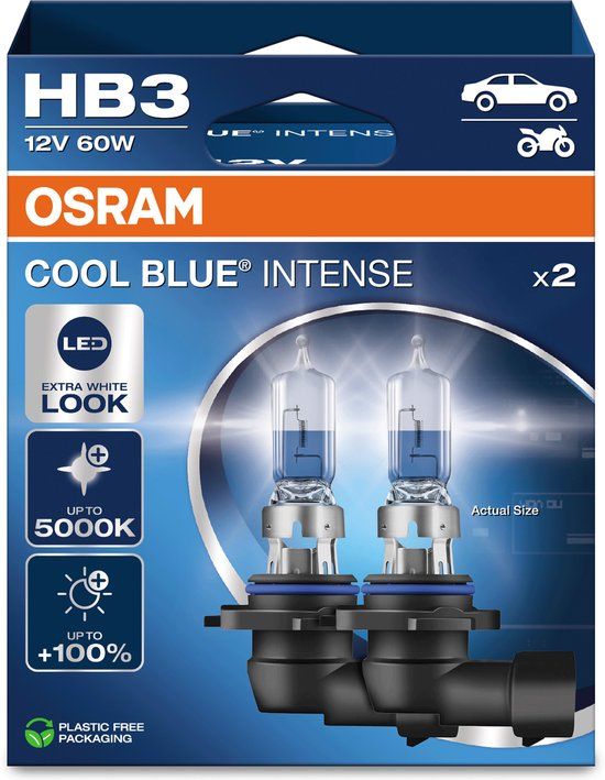 Osram Cool Blue Intense NextGen - Halogeenlamp - HB3