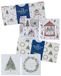 UK Greetings Multipack van 20 kerstkaarten voor hem/haar/vriend - 4 ontwerpen met aandenken dozen